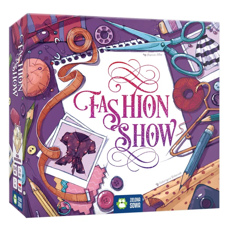 FASHION SHOW GRA KARCIANA 7+ - Zielona Sowa