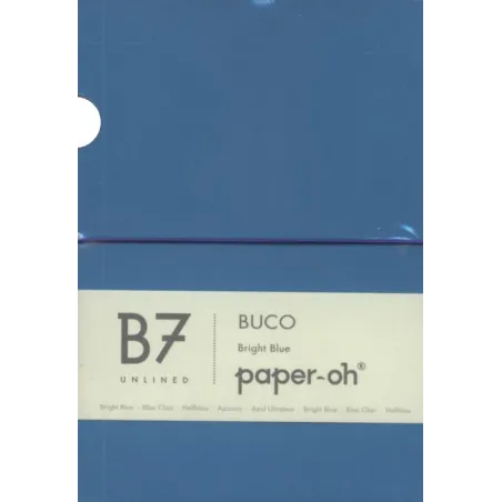 NOTATNIK GŁADKI PAPER OH NIEBIESKI B7
