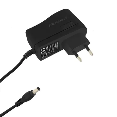 QOLTEC ZASILACZ WTYCZKOWY SIECIOWY 9W 9V 1A WTYK 5.5/2.1 MM