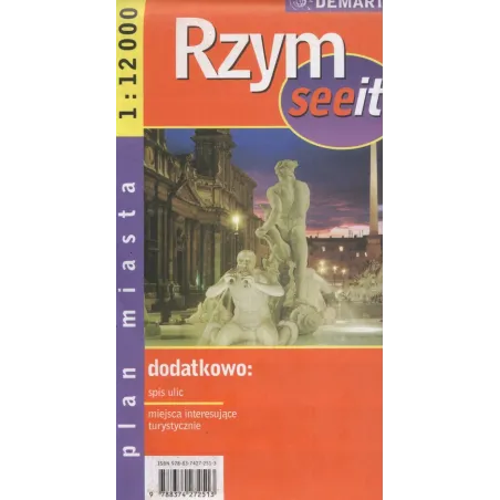 RZYM PLAN MIASTA 1:12 000 SEEIT