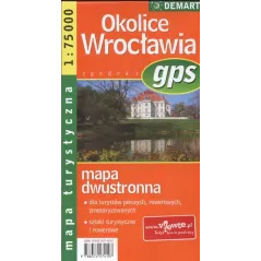 OKOLICE WROCŁAWIA MAPA TURYSTYCZNA 1:75 000