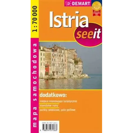 Istria Mapa Samochodowa 1:70 000 Istria Mapa Samochodowa 1:70 000