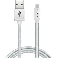 ADATA KABEL USB-A MICRO USB 1M SREBRNY AMUCAL-100CMK-CSV