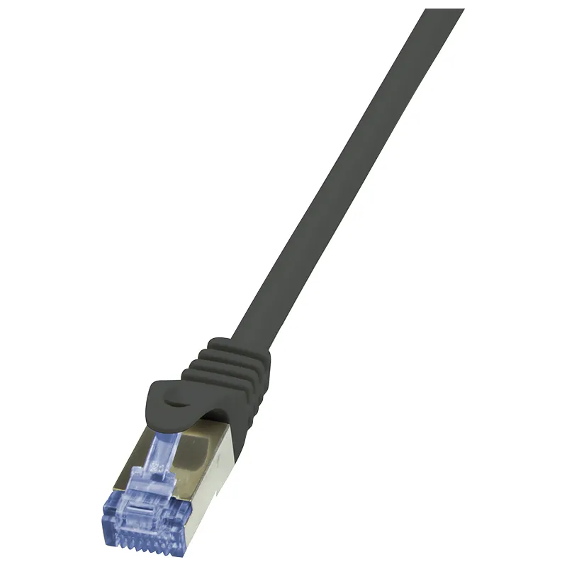 KABEL PATCHCORD LOGILINK 0.25M CAT6A S/FTP RJ45 EKRANOWANY CZARNY
