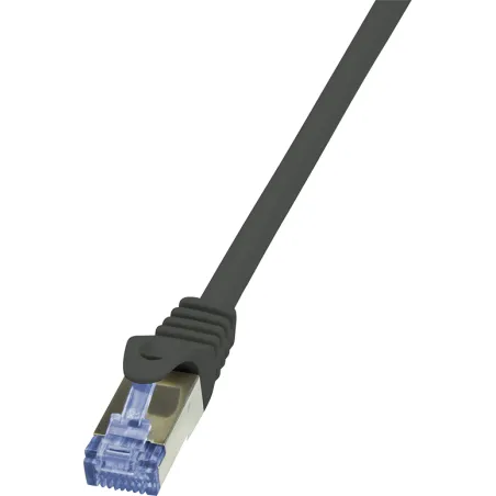 KABEL PATCHCORD LOGILINK 0.25M CAT6A S/FTP RJ45 EKRANOWANY CZARNY
