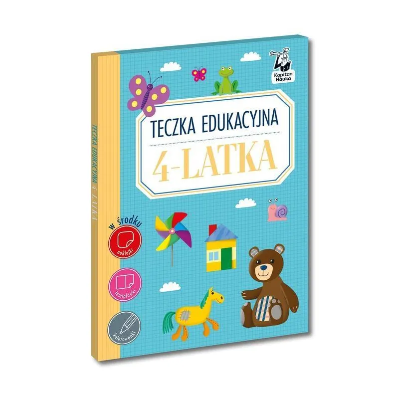 TECZKA EDUKACYJNA 4-LATKA KAPITAN NAUKA