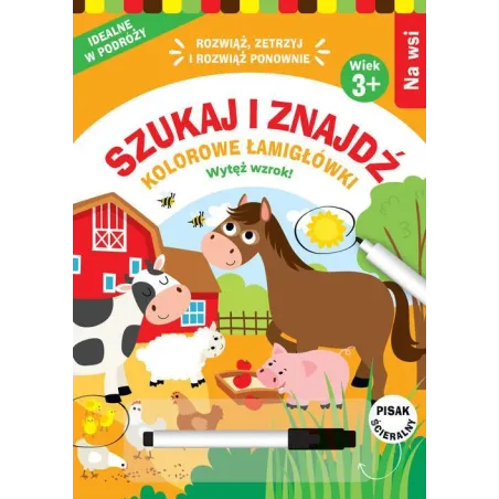 NA WSI. SZUKAJ I ZNAJDŹ. KOLOROWE ŁAMIGŁÓWKI 3+ II GATUNEK