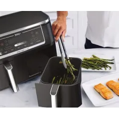 FRYTKOWNICA BEZTŁUSZCZOWA AIR FRYER Z PODWÓJNYM KOSZEM I TERMOMETREM NINJA AF451EU XXL