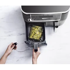 FRYTKOWNICA BEZTŁUSZCZOWA AIR FRYER Z PODWÓJNYM KOSZEM I TERMOMETREM NINJA AF451EU XXL