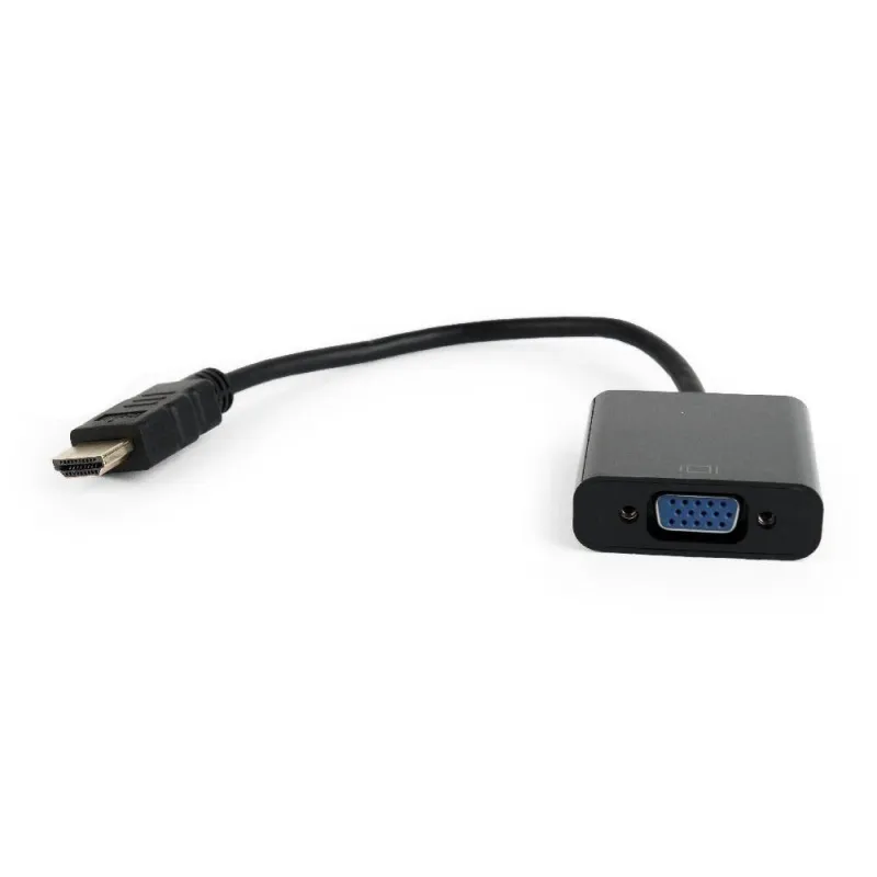 ADAPTER HDMI - VGA GEMBIRD – KONWERTER DO 1920X1080, KOMPAKTOWA OBUDOWA