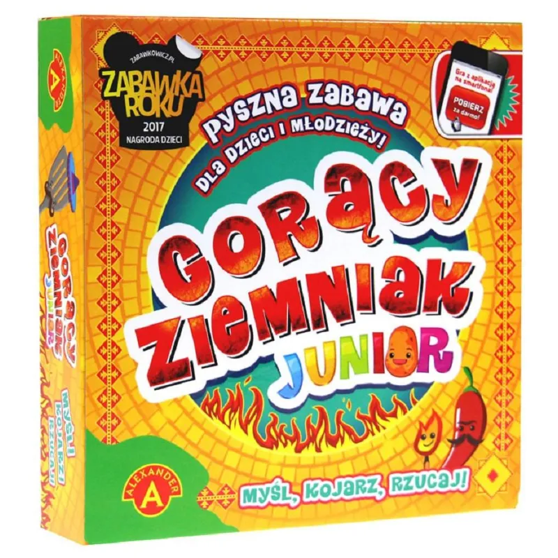 GORĄCY ZIEMNIAK JUNIOR GRA PLANSZOWA ALEXANDER 4+