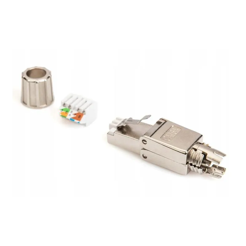 ZŁĄCZE WTYK RJ45 CAT 6A STP BEZNARZĘDZIOWE POE++ 10GB DIGITUS
