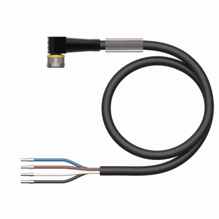 TURCK PKW4M-2/TXL PRZEWÓD CZUJNIKOWY M8 4-PIN KĄTOWY PUR IP67/IP69K 2M