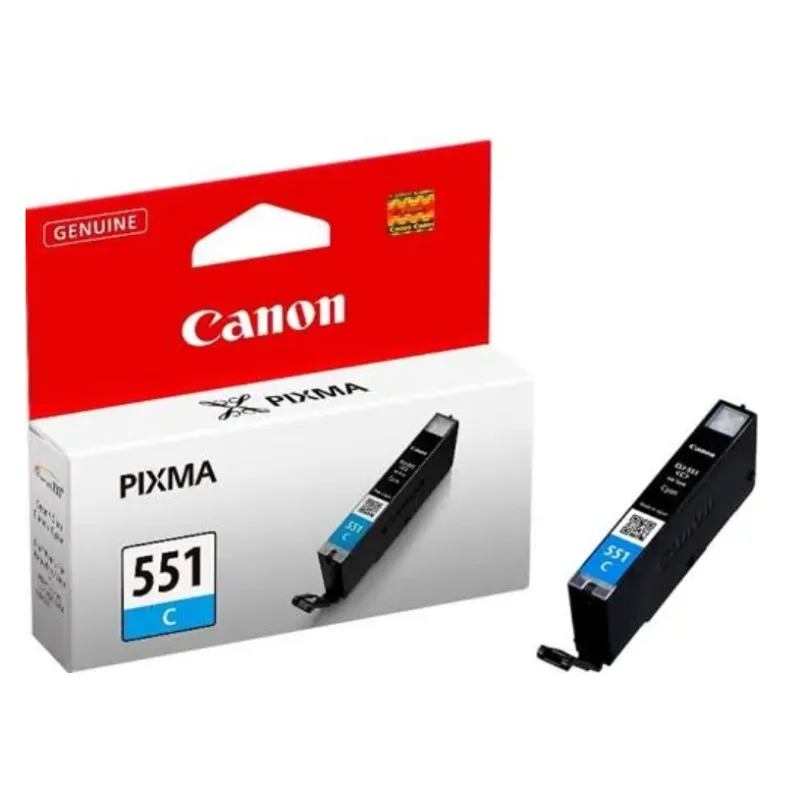 CANON CLI-551C CYAN ORYGINALNY TUSZ ATRAMENTOWY 7 ML 300 ZDJĘĆ