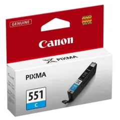CANON CLI-551C CYAN ORYGINALNY TUSZ ATRAMENTOWY 7 ML 300 ZDJĘĆ