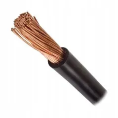 PRZEWÓD INSTALACYJNY H07V-K LGY 1X2,5 MM² CZARNY 100M ELEKTROKABEL