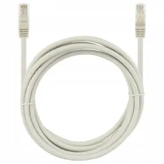 KABEL SIECIOWY LAN PATCHCORD NEKU UTP 5E 0,5M SZARY RJ45-RJ45