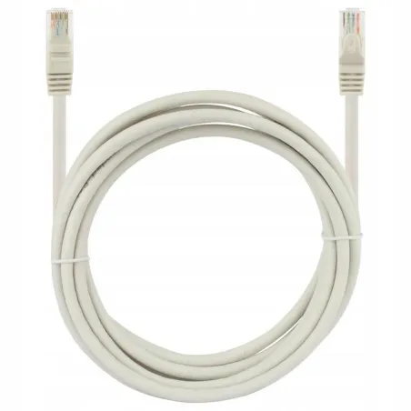 Kabel Sieciowy Lan Patchcord Neku Utp 5E 0,5M Szary Rj45-Rj45
