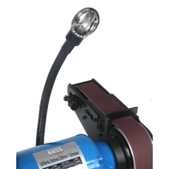 SZLIFIERKA KAMIENIOWO-TAŚMOWA 200 MM 300W + PODSTAWA STOJAK REGULOWANA UŻYWANA JAK NOWA