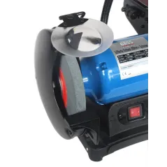 SZLIFIERKA KAMIENIOWO-TAŚMOWA 200 MM 300W + PODSTAWA STOJAK REGULOWANA UŻYWANA JAK NOWA