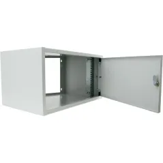 SZAFKA RACK 19" WISZĄCA 6U 43CM BKT ELEKTRONIK RAL7035 UŻYWANA