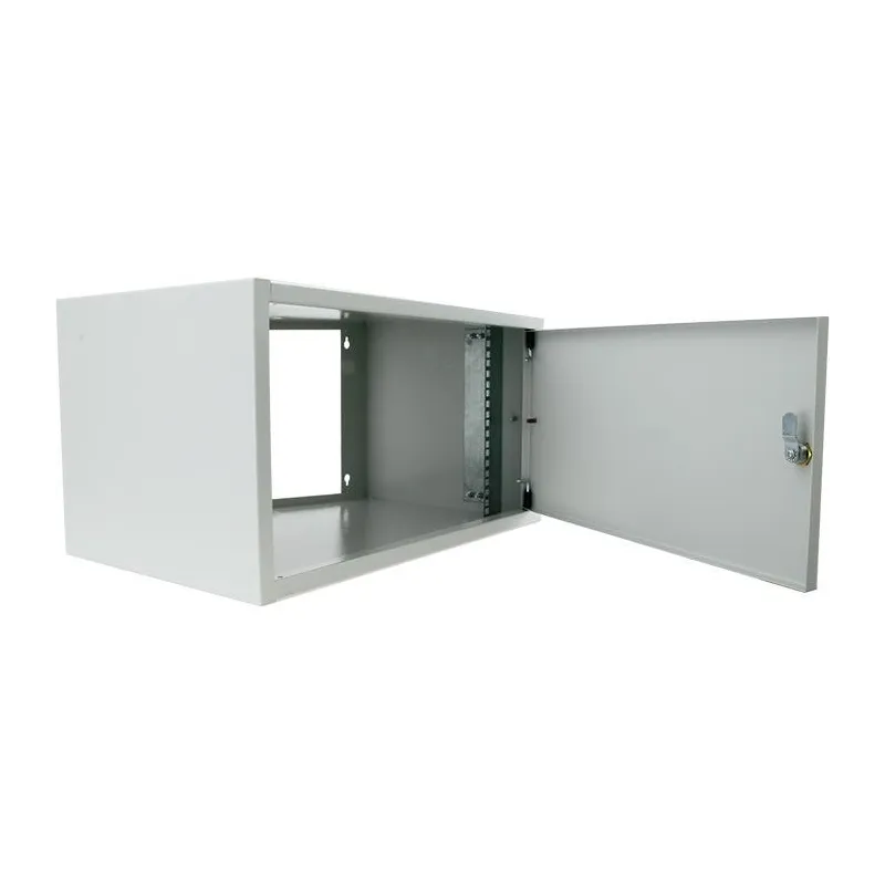 SZAFKA RACK 19" WISZĄCA 6U 43CM BKT ELEKTRONIK RAL7035 UŻYWANA