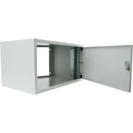 SZAFKA RACK 19" WISZĄCA 6U 43CM BKT ELEKTRONIK RAL7035 UŻYWANA
