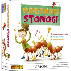 SUPERNOGI STONOGI RODZINNA GRA PLANSZOWA 4+