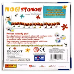 SUPERNOGI STONOGI RODZINNA GRA PLANSZOWA 4+