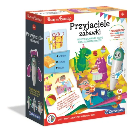 Przyjaciele Zabawki Z Długopisem Elektronicznym Gra Edukacyjna Clementoni 4+ Przyjaciele Zabawki Z Długopisem Elektronicznym Gra Edukacyjna Clementoni 4+