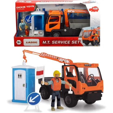 POJAZD LADOG T-1700 ZESTAW SANITARNY 1:24 DICKIE TOYS PLAY LIFE 3+