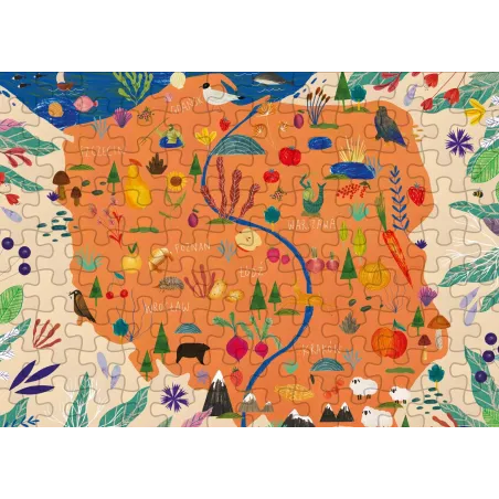 Mapa Polski Puzzle 1000 Elementów By Ana Rudak Dla Dorosłych I Młodzieży