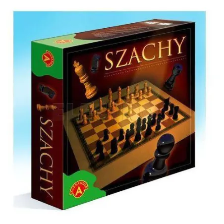 SZACHY POLSKIE DREWNIANE ALEXANDER Z CERTYFIKATEM FSC® 32X25 CM