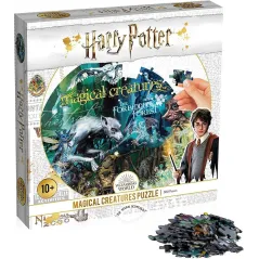 HARRY POTTER PUZZLE OKRĄGŁE 500 ELEMENTÓW MAGICAL CREATURES 10+