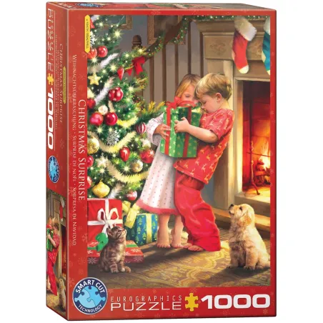 ŚWIĄTECZNA NIESPODZIANKA SIMON TREAD PUZZLE 1000 ELEMENTÓW 10+