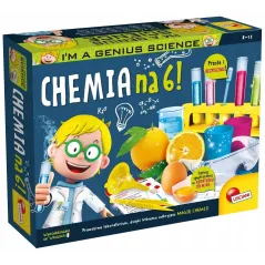 CHEMIA NA 6! MAŁY GENIUSZ ZESTAW NAUKOWY 8+ - Lisciani