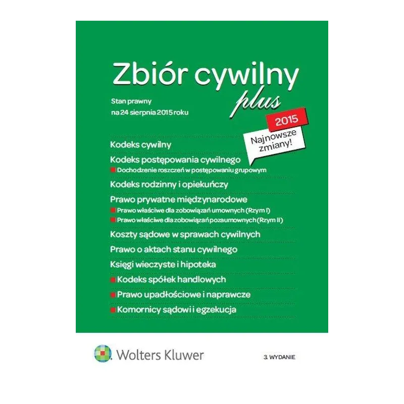 ZBIÓR CYWILNY PLUS - Wolters Kluwer