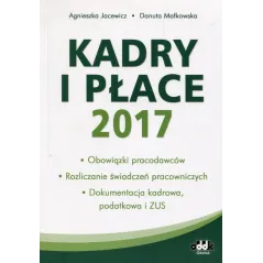 KADRY I PŁACE Danuta Małkowska, Agnieszka Jacewicz - ODDK