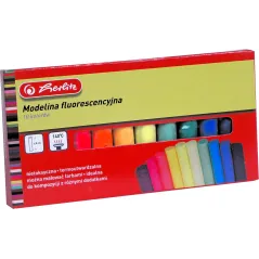 MODELINA FLUORESCENCYJNA 10 KOLORÓW - Herlitz