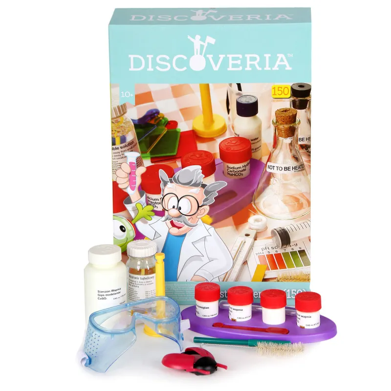 MAŁY CHEMIK LABORATORIUM CHEMICZNE DISCOVERIA 10+