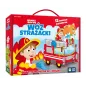 Wóz Strażacki Składaj I Baw Się Puzzle 3D + Książka 4+