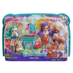 ENCHANTIMALS GARDEN MAGIC LALKA + ZWIERZĄTKO + AKCESORIA 4+