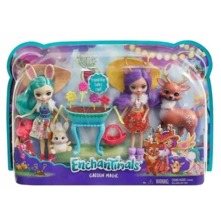 Enchantimals Garden Magic Lalka + Zwierzątko + Akcesoria 4+