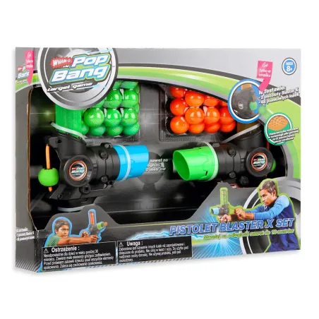2 Pistolety Blaster X + Piankowe Kulki 8+ 2 Pistolety Blaster X + Piankowe Kulki 8+