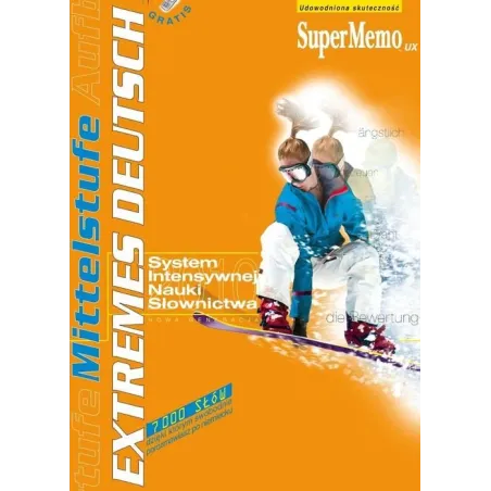 EXTREMES DEUTSCH MITTELSTUFE SYSTEM INTENSYWNEJ NAUKI SŁOWNICTWA JĘZYKA NIEMIECKIEGO DVD-ROM