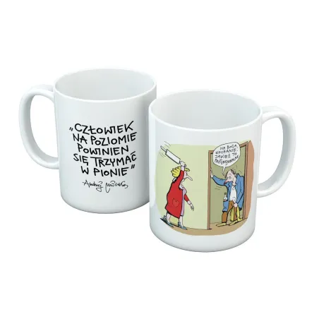 Kubek Ceramiczny Z Rysunkami Andrzeja Mleczki 350 Ml