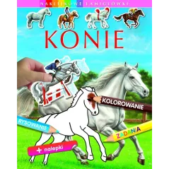 KONIE NAKLEJKOWE ŁAMIGŁÓWKI - Olesiejuk