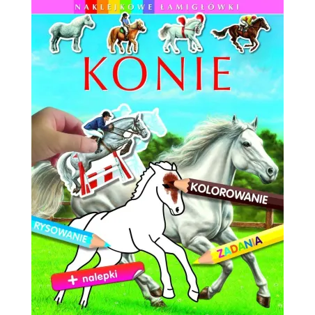 KONIE NAKLEJKOWE ŁAMIGŁÓWKI - Olesiejuk