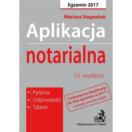 APLIKACJA NOTARIALNA Mariusz Stepaniuk - C.H.Beck