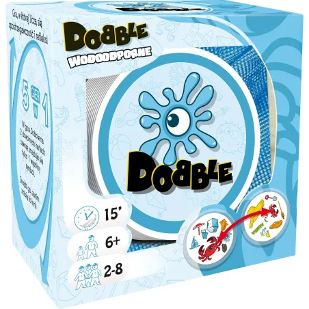 DOBBLE WODOODPORNE GRA KARCIANA 6+